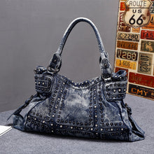 Load image into Gallery viewer, Women's Denim Shoulder Bags