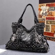 Load image into Gallery viewer, Women's Denim Shoulder Bags