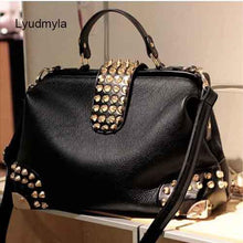 Load image into Gallery viewer, Black Leather Doctor BagBag